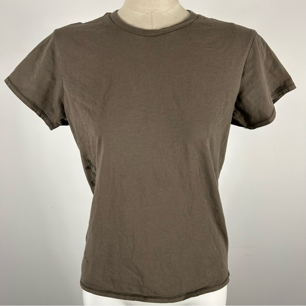 The North Face Brown Floral Graphic Tee - Women’s Large - Gorpcore Aesthetic🤎